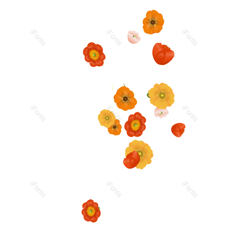 花朵图片,鲜花元素,卡通鲜花PNG,花朵素材免抠素材